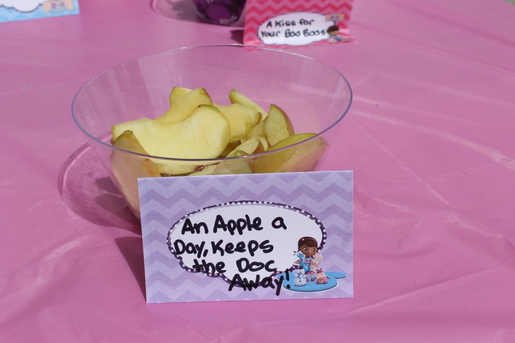 Doc McStuffins Party: An Apple a Day Keeps the Doc Away