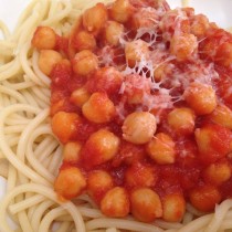 Spaghetti with Chickpeas