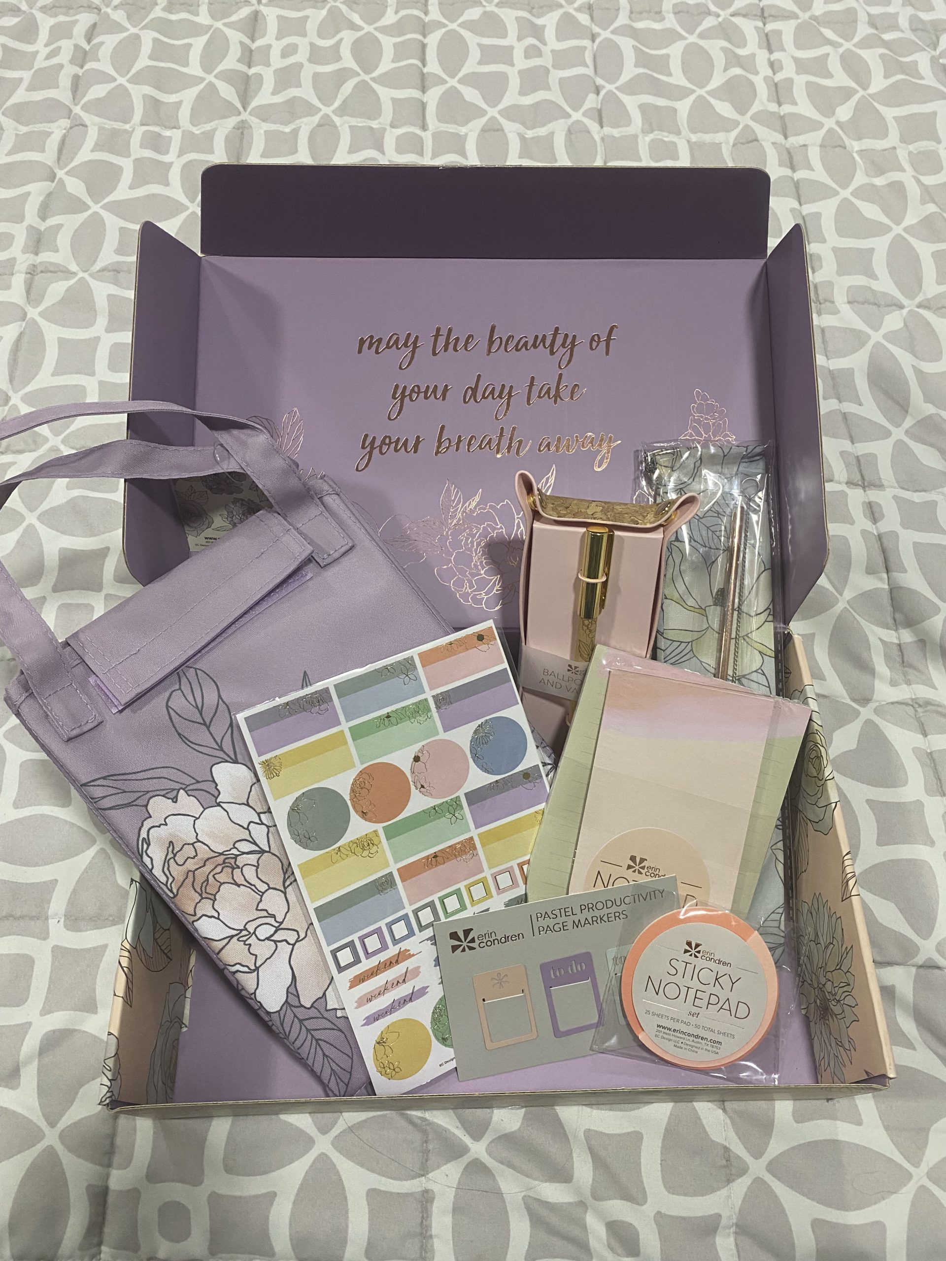 Erin Condren Spring Surprise Box Mama Chit Chat